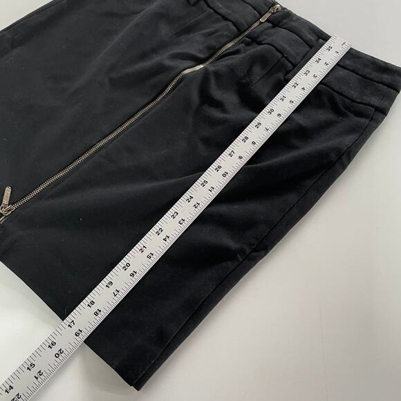 Teenflo Skirt Womens 8 Black Zipper Front Straight Pencil Vintage Canada - Picture 6 of 7